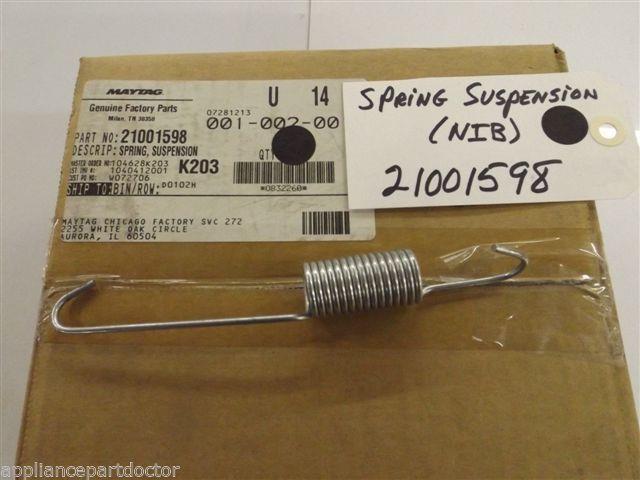 Maytag Admiral Washer 21001598 Spring, Suspension NEW IN BOX Maytag Admiral Washer 21001598 Spring, Suspension NEW IN BOX